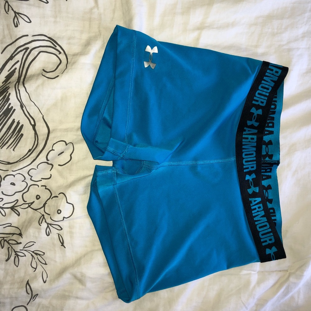 UA spandex shorts